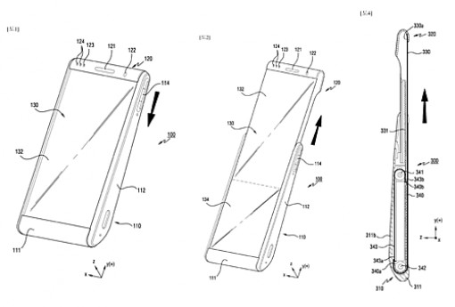 Samsung tính làm smartphone màn hình cuộn tròn