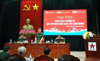 Tọa đàm 'Nhà báo chiến sĩ noi gương Nhà báo Hồ Chí Minh'