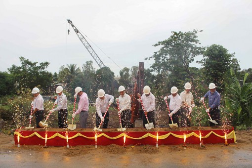 Khởi công các công trình do nguyên Chủ tịch nước Trương Tấn Sang và Tạp chí Nông thôn Việt vận động tài trợ