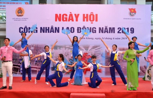 Kiên Giang: 600 đoàn viên tham gia Ngày hội công nhân lao động