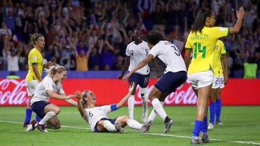 World Cup nữ 2019: Pháp loại Brazil sau 120 phút căng thẳng