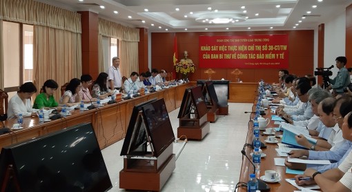 Đoàn công tác Ban Tuyên giáo Trung ương: Làm việc với An Giang về thực hiện công tác bảo hiểm y tế