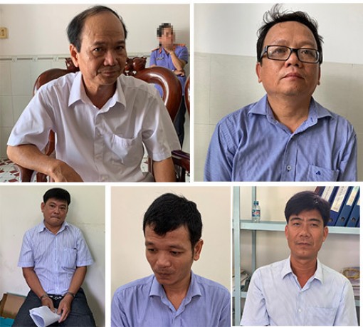 Bắt tạm giam 5 nguyên cán bộ Phòng TN-MT TP.Trà Vinh