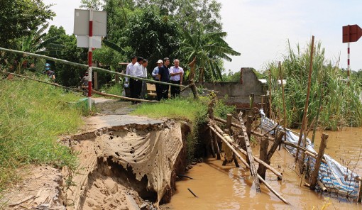 Chủ động phòng, chống sạt lở mùa mưa lũ