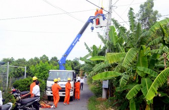 Công ty Điện lực An Giang tổ chức diễn tập phòng chống thiên tai và tìm kiếm cứu nạn