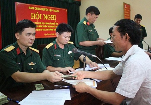 Tăng trợ cấp, phụ cấp ưu đãi người có công từ 1-7-2019