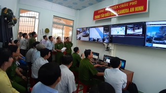 Sơ kết mô hình "Camera an ninh phòng, chống tội phạm" tại Châu Phú