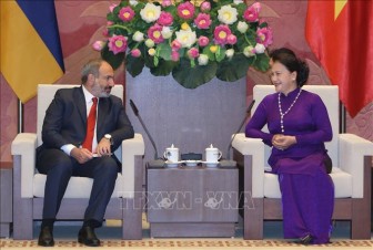 Chủ tịch Quốc hội Nguyễn Thị Kim Ngân hội kiến Thủ tướng Cộng hòa Armenia