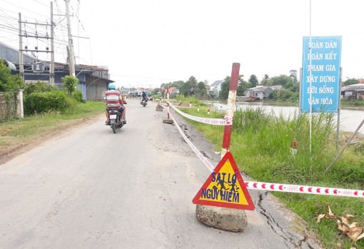 Hạn chế tải trọng xe trên 5 tấn lưu thông qua khu vực Tỉnh lộ 946