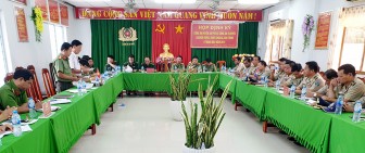 Công an huyện An Phú: Sơ kết công tác phối hợp với Công an 3 huyện giáp biên giới