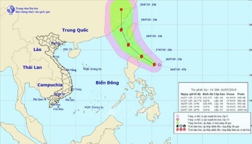Các tỉnh, thành phố chủ động ứng phó với bão Danas
