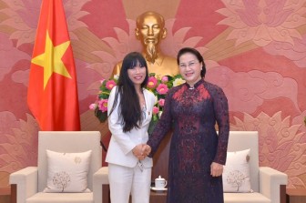 Chủ tịch Quốc hội Nguyễn Thị Kim Ngân tiếp Nhóm Nghị sĩ hữu nghị Pháp-Việt Nam