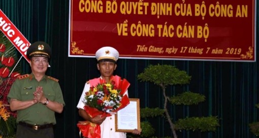 Bổ nhiệm tân Giám đốc Công an Tiền Giang