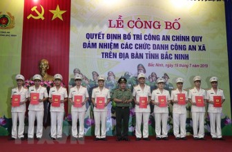 Bắc Ninh điều động 202 công an chính quy về làm công an xã