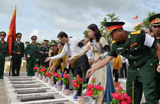Cải táng 172 hài cốt liệt sỹ hy sinh trong chiến tranh