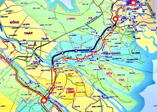 10 tỉ USD làm đường sắt nối TP.HCM - Cần Thơ