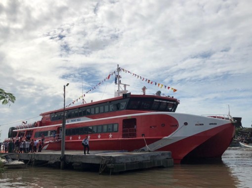 Khai trương tàu biển nhanh nhất từ Sóc Trăng đi Côn Đảo