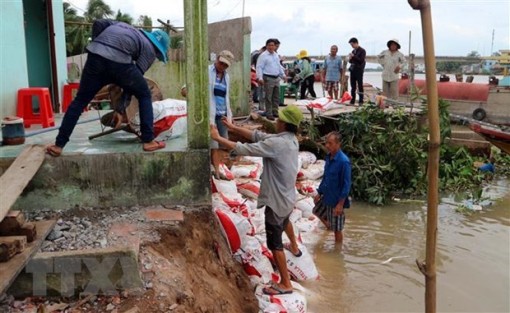 Liên tục xảy ra sạt lở nghiêm trọng tại vùng hạ nguồn sông Hậu