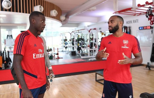 Buổi tập đầu tiên của Nicolas Pepe trong màu áo Arsenal