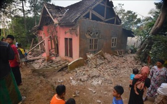 5 người thương vong, trên 1.000 người phải sơ tán do động đất tại Indonesia