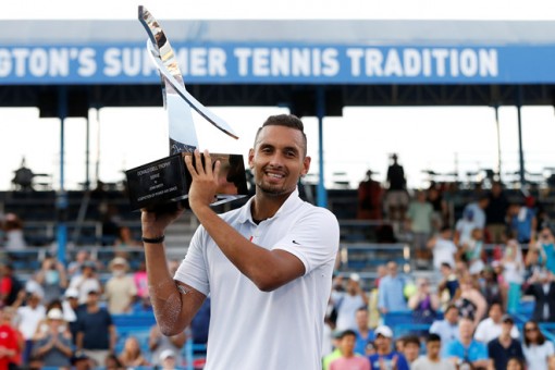 “Siêu quậy” Kyrgios đăng quang Citi Open