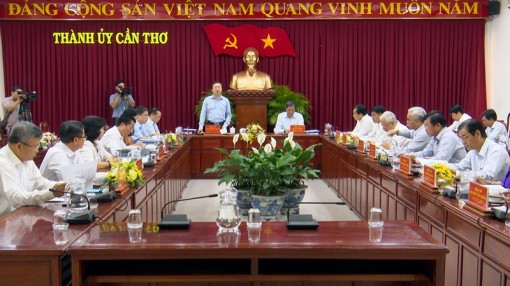 Bộ Chính trị triển khai quyết định kiểm tra tại TP Cần Thơ