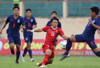 Tiền đạo bỏ lỡ cơ hội không tưởng, U18 Thái Lan hoà cay đắng Singapore