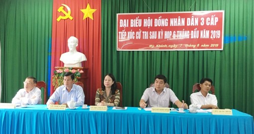 Đại biểu HĐND 3 cấp tiếp xúc cử tri Long Xuyên