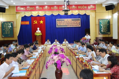 Chợ Mới xây dựng Đảng vững mạnh