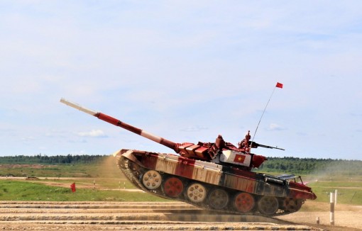 Đội tuyển Xe tăng Việt Nam đứng nhất bảng tại bán kết Army Games 2019