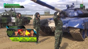 Việt Nam về nhì trận chung kết giải đua xe tăng hấp dẫn nhất hành tinh Tank Biathlon