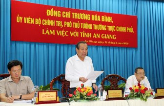 Phó Thủ tướng Thường trực Chính phủ Trương Hòa Bình: Sạt lở trên tuyến QL.91 là diễn biến thiên tai nguy hiểm…