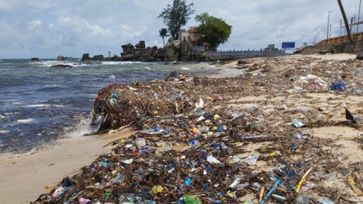 Rác tấp ngập bãi biển Dinh Cậu, Bí thư Phú Quốc cử hơn 200 trăm người dọn sạch