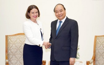 Thủ tướng tiếp Đại sứ Australia tại Việt Nam Robyn Mudie