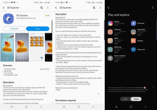 Samsung phát hành ứng dụng 3D Scanner cho Galaxy Note 10+