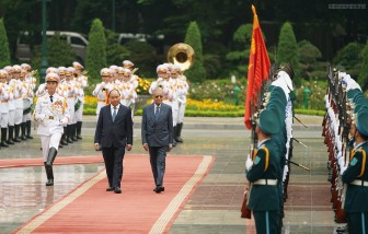 Thủ tướng Nguyễn Xuân Phúc hội đàm với Thủ tướng Malaysia