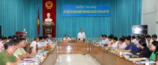 Hội nghị đối thoại các doanh nghiệp kinh doanh xăng dầu trên địa bàn