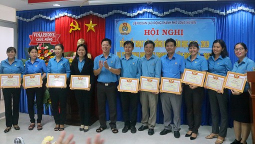 Tổng kết hoạt động Công đoàn giáo dục TP  Long Xuyên năm học 2018- 2019