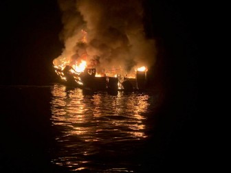 Cháy tàu ở Mỹ, ít nhất 25 người thiệt mạng