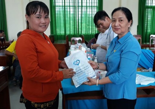 Đồng Tháp: Chăm lo sức khỏe cho đoàn viên, người lao động