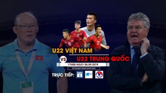 Xem trực tiếp U22 Việt Nam gặp U22 Trung Quốc trên kênh nào?