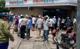 Tạm giữ đối tượng cướp ngân hàng VietinBank Đông Hà Nội