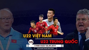 Trực Tiếp U.22 Việt Nam vs U.22 Trung Quốc