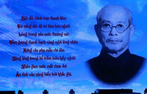 'Cụ Bùi Bằng Đoàn là nhà lãnh đạo mẫn cán của Quốc hội và Chính phủ'