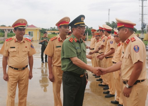 Thứ trưởng Nguyễn Văn Thành làm việc với Thủy đoàn II Cục CSGT