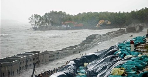 Sạt lở bờ biển ở đảo Phú Quốc