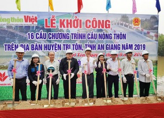 Gần 19 tỷ đồng xây dựng 16 cầu nông thôn ở Tri Tôn