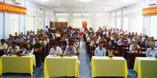 Đoàn Đại biểu Quốc hội tỉnh: Tiếp xúc cử tri TP. Châu Đốc và huyện Tịnh Biên