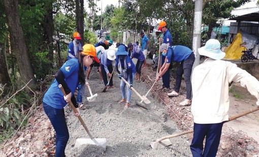 Tuổi trẻ Châu Thành góp sức xây dựng quê hương