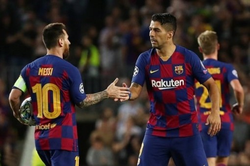 Luis Suarez nổ cú đúp, Barca ngược dòng đánh bại Inter trong hiệp hai